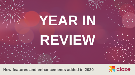 Cloze year in review